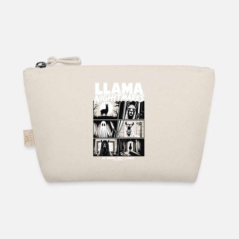 Llama Nightmares Horror Comic Organic Pouch