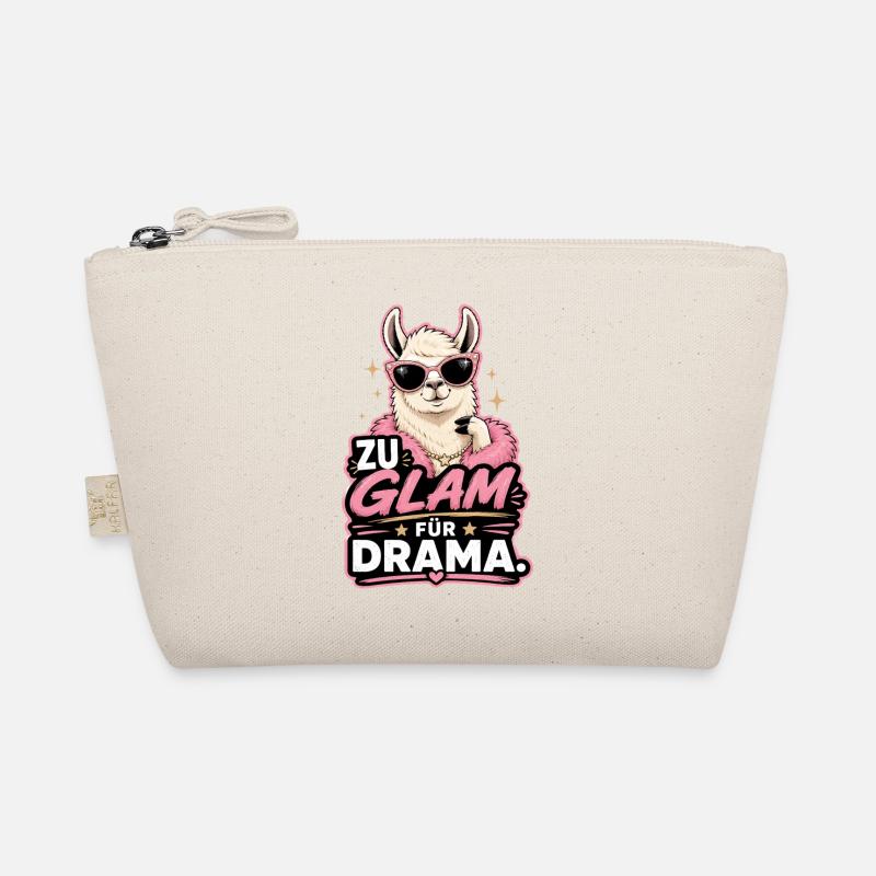 Too glam for drama - Organic Pouch - nature