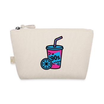 90s Retro Becher Slush Sommer - Bio-Täschchen - Natur - Vorne
