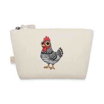 Amrock drôle - Poulet à motif rayé - Trousse biologique - nature - Devant