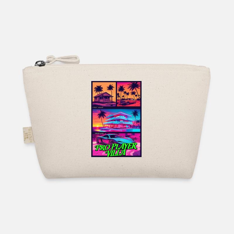PRO PLAYER VILLA - Art de jeu Neon Synthwave Trousse biologique
