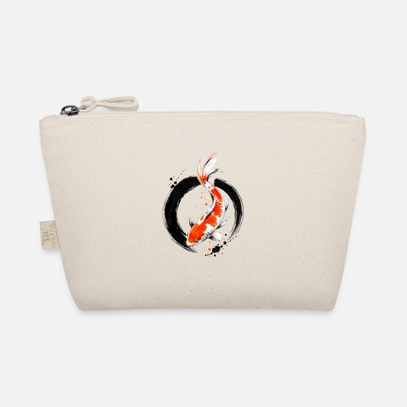 Zen Koi Ink Circle Bio-Täschchen