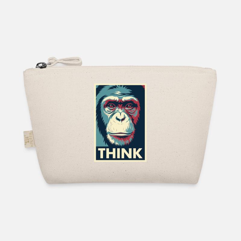 Affiche pop art Monkey Thinking Trousse biologique
