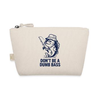 Fishing Fisherman Fish Bass - Organic Pouch - nature - Front