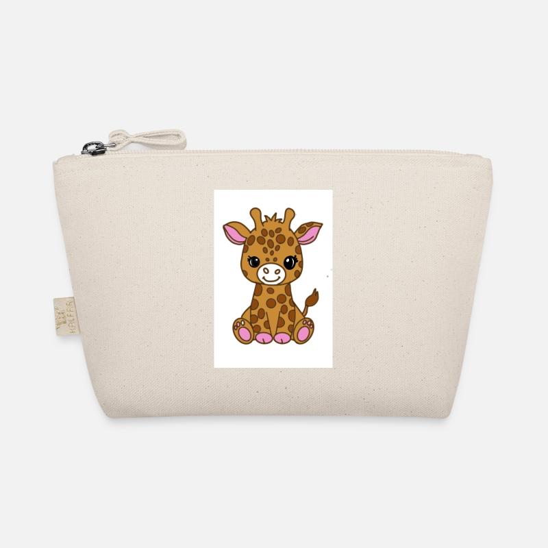 Kawaii-Giraffe - Bio-Täschchen - Natur