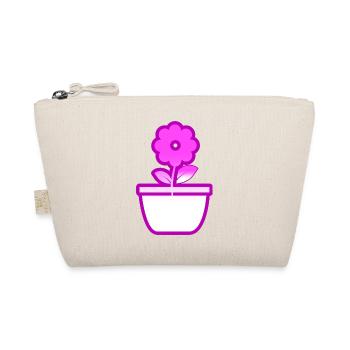 Blume - Bio-Täschchen - Natur - Vorne