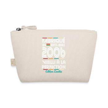 Anniversaire 20 ans - Fabriqué en Septembre 2006 - Trousse biologique - nature - Devant