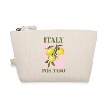 Italien Positano Urlaub Strand Zitronen Amalfi - Bio-Täschchen - Natur - Vorne