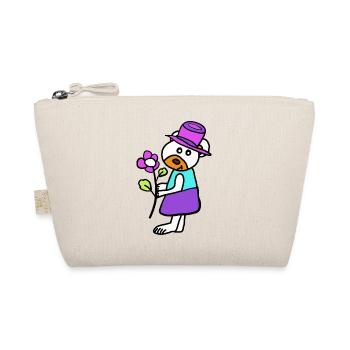 Teddy Teddy Bear Flower Kids Mother's Day Mom - Organic Pouch - nature - Front