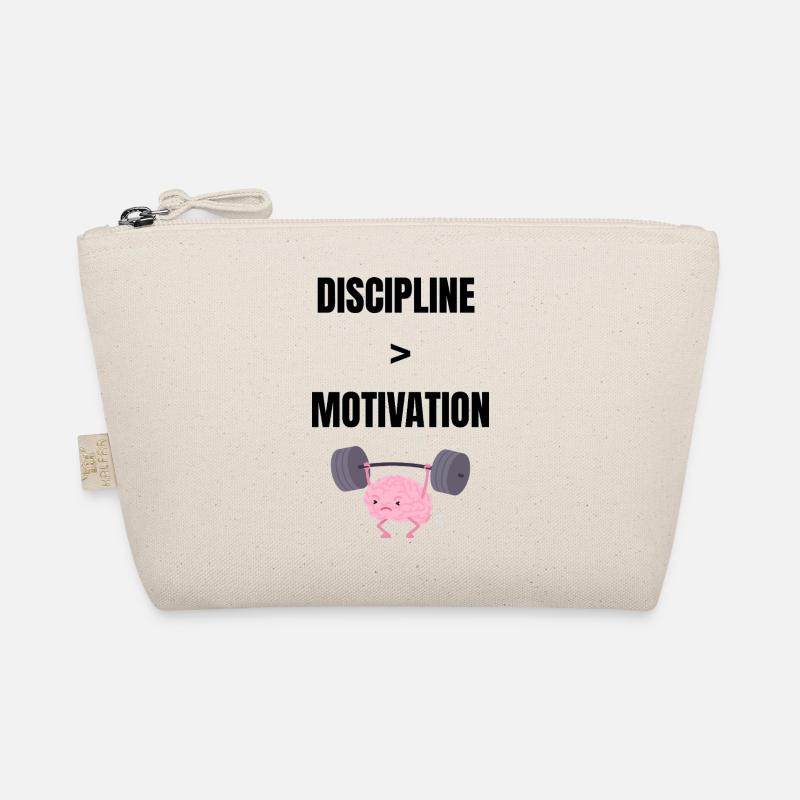 Discipline over motivation Organic Pouch