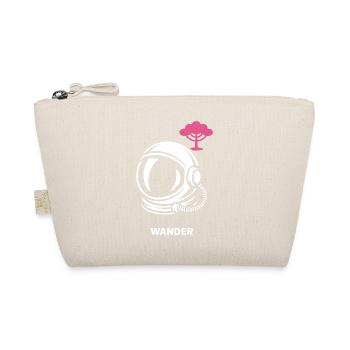 Astronaut Helmet Pink Tree Wandering Saying Space - Organic Pouch - nature - Front