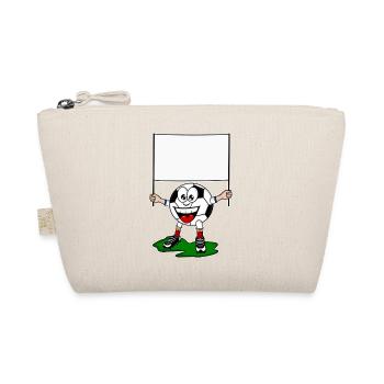 Footballeur de dessin animé avec bannière - Trousse biologique - nature - Devant