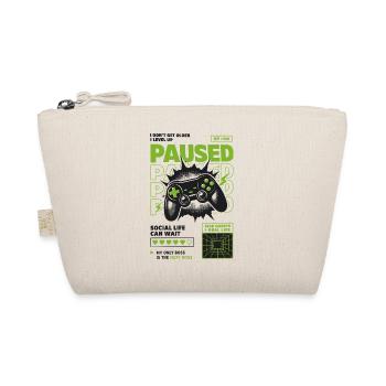 Paused Player XP Gaming Design - Organic Pouch - nature - Front