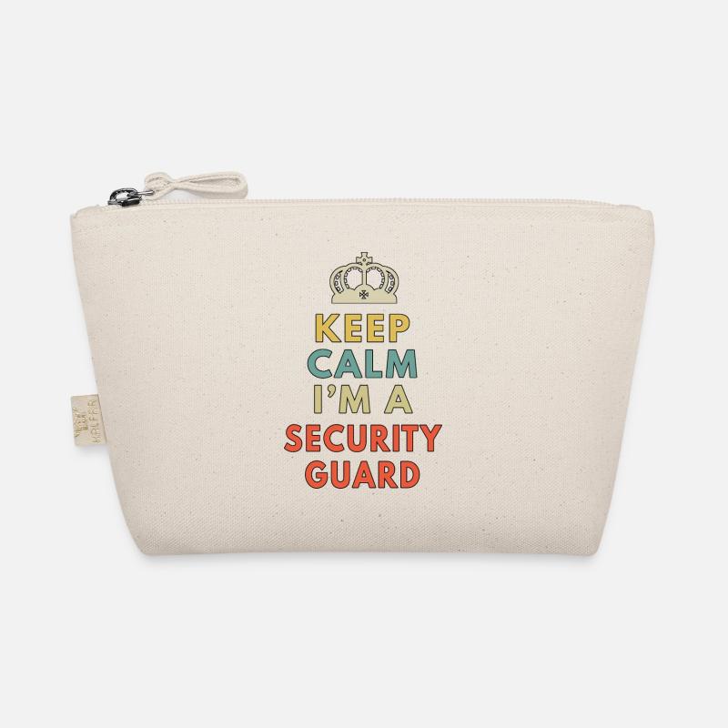 Keep Calm Im A Security Guard Funny Officer Safety Organic Pouch