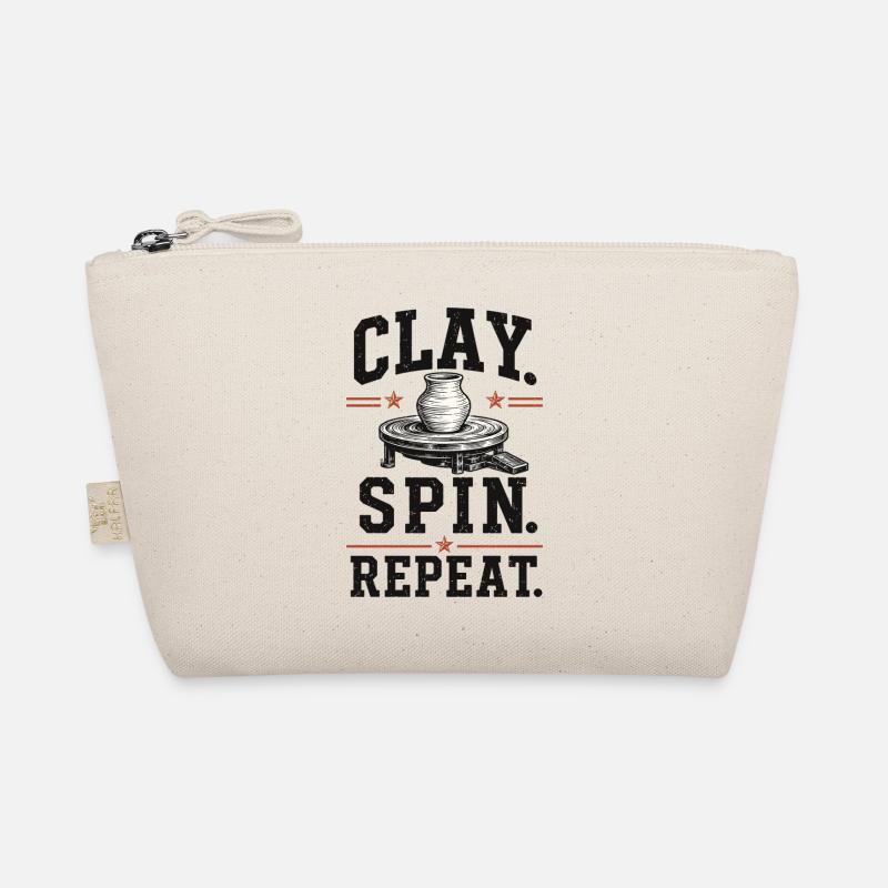 Clay Spin Repeat Keramik Shirt Bio-Täschchen