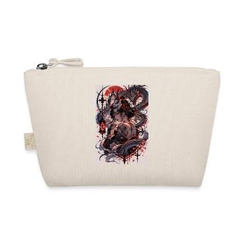 Oni Woman in the Dragon Spin - Organic Pouch - nature - Front