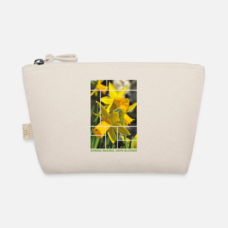 Spring Begins, Hope Blooms – Daffodil Spring Desig Organic Pouch