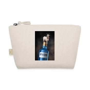 Acrobate de chèvre sur une bouteille d’ouzo - Trousse biologique - nature - Devant
