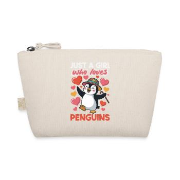 Pingouin mignon - Cadeau pour l’amoureux des manchots - Trousse biologique - nature - Devant