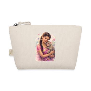 Indian Spring - Portrait with Little Monkey - Organic Pouch - nature - Front