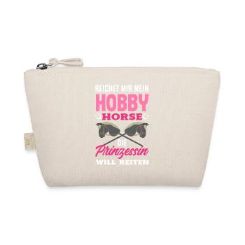 Hobby Horse Prinzessin Reiten - Bio-Täschchen - Natur - Vorne