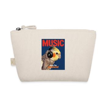 Der musikbegeisterte Nymphensittich - Bio-Täschchen - Natur - Vorne