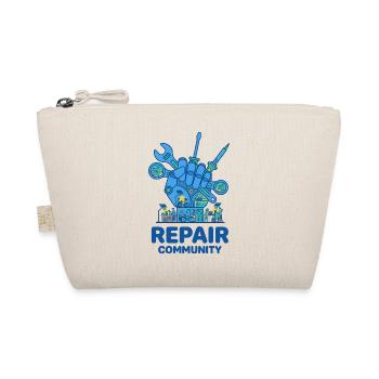 Repair Community Tool Culture - Organic Pouch - nature - Front
