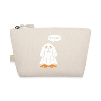 Cocker Spaniel Boo Woof – Witziger Halloween-Hund - Bio-Täschchen - Natur - Vorne