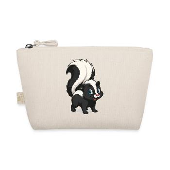 Motif de dessin animé de moufette mignon - Trousse biologique - nature - Devant