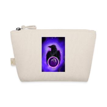 Raven in Neon Orb - Organic Pouch - nature - Front