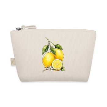 Lemon Watercolor Freshness - Organic Pouch - nature - Front