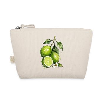 Lime Watercolor - Organic Pouch - nature - Front