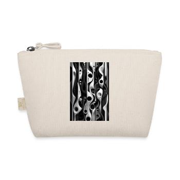 Mécanique abstraite Noir et Blanc - Trousse biologique - nature - Devant
