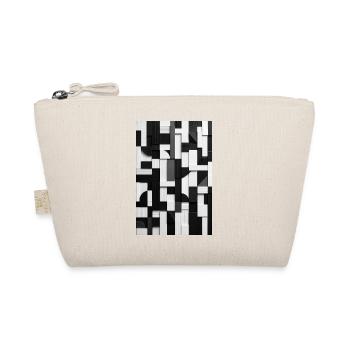 Relief Géométrique Noir Blanc - Trousse biologique - nature - Devant