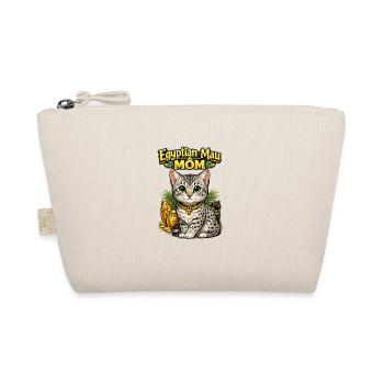 Egyptian Mau Mom Illustration - Organic Pouch - nature - Front