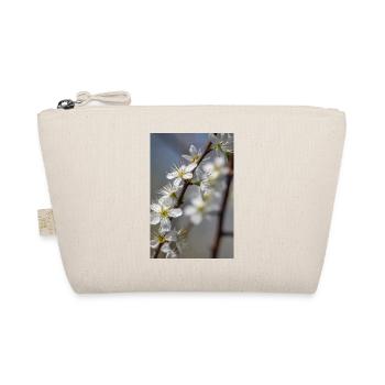 Delicate white cherry blossoms in spring - Organic Pouch - nature - Front