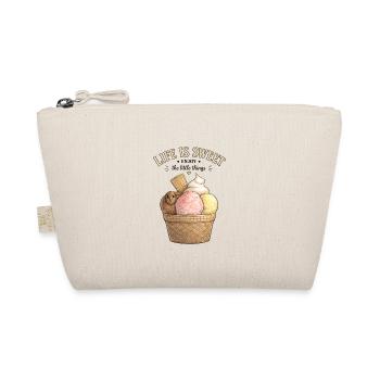 Life Is Sweet IceCream Basket - Organic Pouch - nature - Front