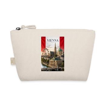 Vienna: Prater Skyline & Cathedral - Organic Pouch - nature - Front