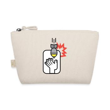 Hand mit Bombenzünder Graphic - Bio-Täschchen - Natur - Vorne