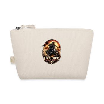 Live Free Ride Hard Biker - Bio-Täschchen - Natur - Vorne