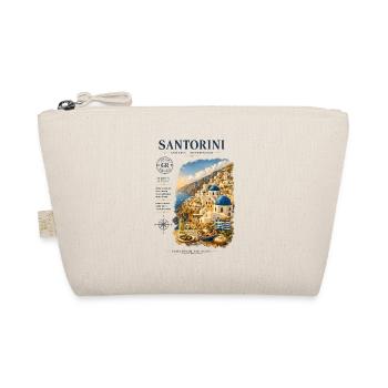 Santorini Inseltraum - Bio-Täschchen - Natur - Vorne