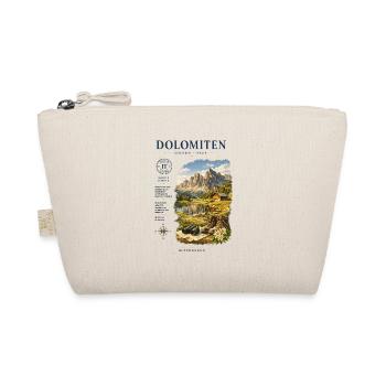 Dolomiten Alpenglück - Bio-Täschchen - Natur - Vorne