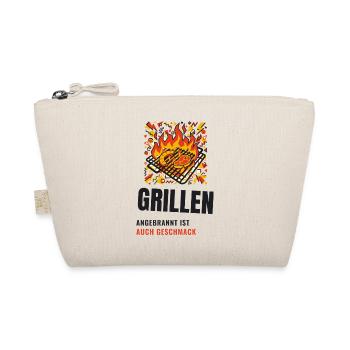 Grillen Angebrannt Ist Auch Geschmack BBQ - Bio-Täschchen - Natur - Vorne