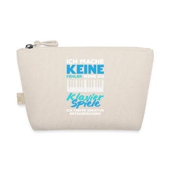 Piano Klavier Musiker Geschenk Geschenkidee - Bio-Täschchen - Natur - Vorne