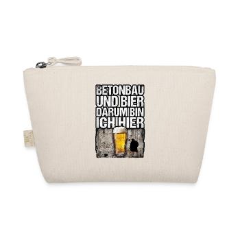 Maurer Und Bier Betonbau - Bio-Täschchen - Natur - Vorne