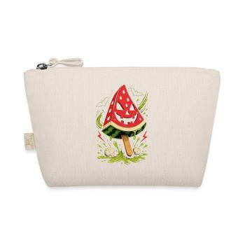 Halloween Sommer Melone - Bio-Täschchen - Natur - Vorne