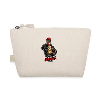 Hi, nice to breed you! TOF Design - Organic Pouch - nature - Front