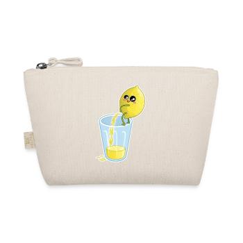 Zitrone macht Saft – Lustiger Cartoon - Bio-Täschchen - Natur - Vorne