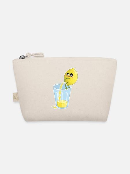 Zitrone macht Saft – Lustiger Cartoon - Bio-Täschchen - Natur