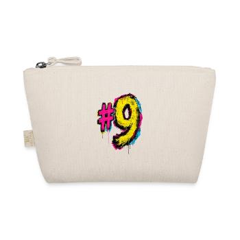 Neon Graffiti Nine - Organic Pouch - nature - Front